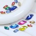 DZ 3064 12*6mm 20*9mm 30*14mm leaf shape crystal sew on stone DZ 3064 12*6mm 20*9mm 30*14mm leaf shape crystal sew on stone